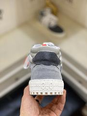 Off-White Grey Blue Low-Top Off-Court 3.0 Sneakers - 2