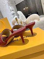 Louis Vuitton Revival Mule Cherry - 4