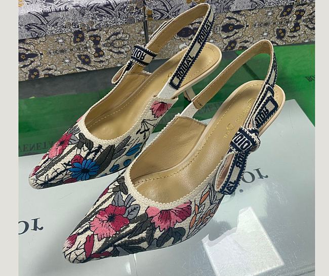 Dior J'aDior SlingBack Pump Flowers - 1