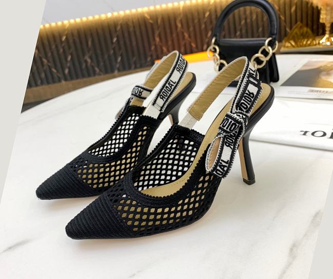 Dior J'aDior SlingBack Pump Black KDP872MET_S900 - 1