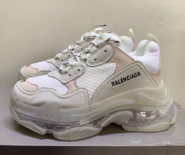 Balenciaga Triple S Clear Sole White 541624 W09E1 9000 - 1