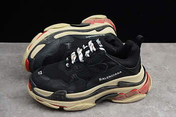 Balenciaga Triple S Black White Red 533882W09O11000