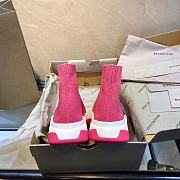 Balenciaga Speed 2.0 Sneakers Dark Pink - 5