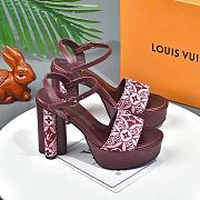 Louis Vuitton Since 1854 Podium Platform Sandal Cherry - 3