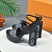 Louis Vuitton Since 1854 Podium Platform Sandal Grey - 6