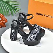 Louis Vuitton Since 1854 Podium Platform Sandal Grey - 2