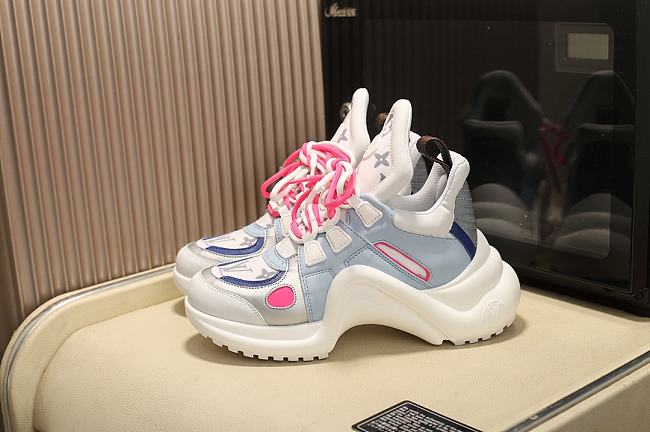 Louis Vuitton Archlight Trainer Blue Pink - 1