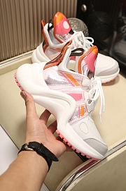 Louis Vuitton Archlight Trainer White Red - 3