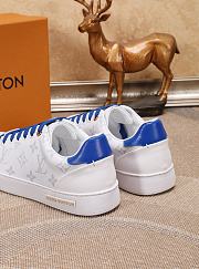 Louis Vuitton Luxembourg Sneaker Blue Shoeslace - 3