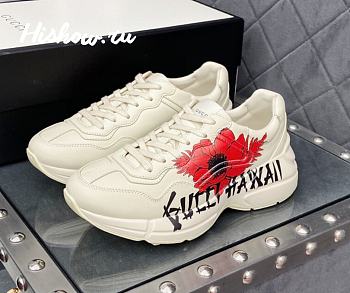 Gucci Rhyton Gucci Hawai Leather Sneaker