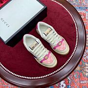 Gucci Screener Leather Sneaker ‎Blue Pink - 6