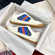 Gucci Screener Leather Sneaker ‎Blue Red - 6