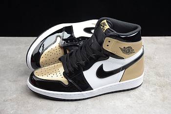 Air Jordan 1 Retro High NRG Patent Gold Toe 861428-007