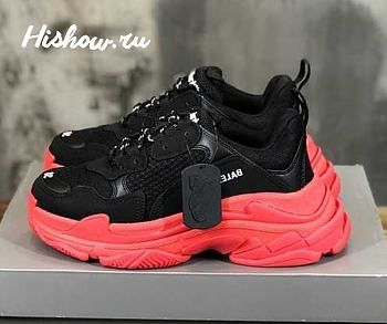 Balenciaga Triple S Black Red Sole 536737W2FZ11060