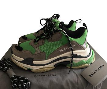 Balenciaga Triple S Green Grey 536737W09OH3067