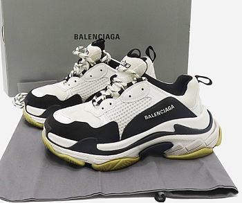 Balenciaga Triple S White Black 536737 W09OM 9058