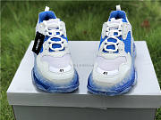 Balenciaga Triple S White Blue 541624 W09ON 9169 - 4