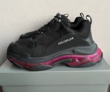 Balenciaga Triple S Clear Sole Neon Pink 541624W2FR11053