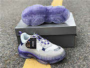 Balenciaga Triple S Clear Sole White Purple - 6