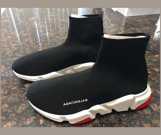 Balenciaga Speed Trainer Black Red 530351 W05G0 1000 - 1