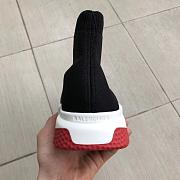 Balenciaga Speed Trainer Black Red 530351 W05G0 1000 - 3