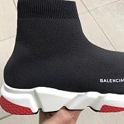 Balenciaga Speed Trainer Black Red 530351 W05G0 1000 - 6