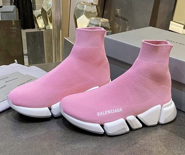 Balenciaga Speed 2.0 Sneakers White Pink 654045W2DI2 - 1