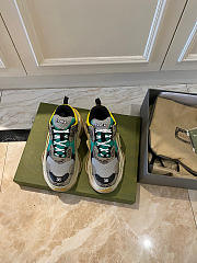 Gucci x Balenciaga The Hacker Project Triple S Beige Green Yellow 677193UMO2 09766 - 6