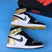 Air Jordan 1 Retro High Gold Top 3 861428-001 - 4