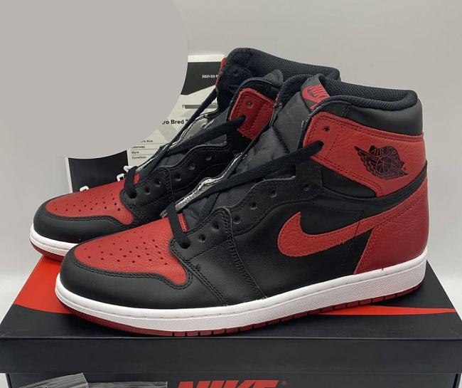 Air Jordan 1 Retro High Bred Banned (2016) 555088-001 - 1