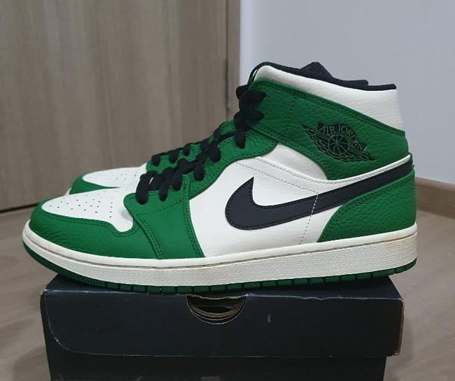 Air Jordan 1 Mid Pine Green 852542-301 - 1