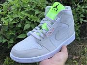 Air Jordan 1 Mid Vast Grey Ghost Green CV3018-001 - 5