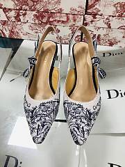 Dior J'aDior SlingBack Pump Black Flowers - 4