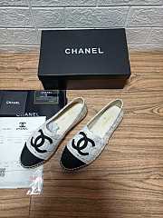 Chanel Slip On Sneakers Beige Vertical Stripes - 4