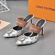 Louis Vuitton Mansion SL.Back Pump LV White - 1