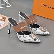 Louis Vuitton Mansion SL.Back Pump LV White - 3