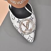 Louis Vuitton Mansion SL.Back Pump LV White - 6