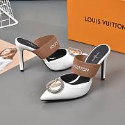 Louis Vuitton Mansion SL.Back Pump White - 2