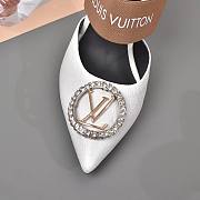 Louis Vuitton Mansion SL.Back Pump White - 3