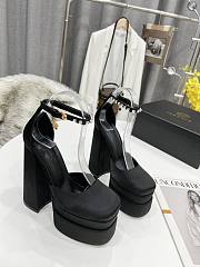 Versace Medusa Aevitas Platform Pumps Black - 4