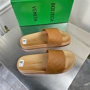 Bottega Veneta Diamond-Quilted Slides Beige - 4