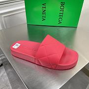 Bottega Veneta Diamond-Quilted Slides Pink - 2