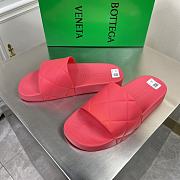 Bottega Veneta Diamond-Quilted Slides Pink - 3