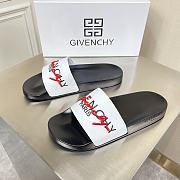 Givenchy Rainbow Logo Slide Black and White - 2