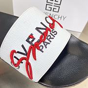 Givenchy Rainbow Logo Slide Black and White - 5