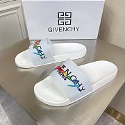 Givenchy Rainbow Logo Slide White - 2