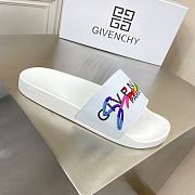 Givenchy Rainbow Logo Slide White - 3