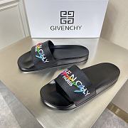 Givenchy Rainbow Logo Slide Black - 3