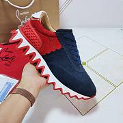 Christian Louboutin Loubishark Dark Blue and Red - 6