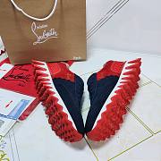 Christian Louboutin Loubishark Dark Blue and Red - 5